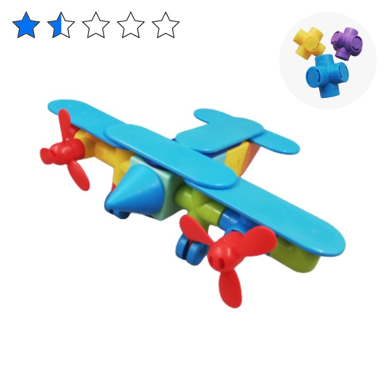 comment construire un avion avec des blocs magnétiques enfants