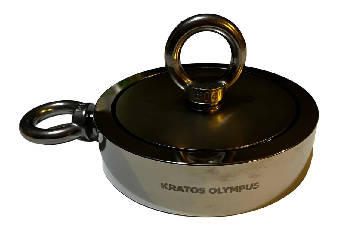 Aimant de pêche double-face Olympus - 2000 kg - Kratos Magnetics