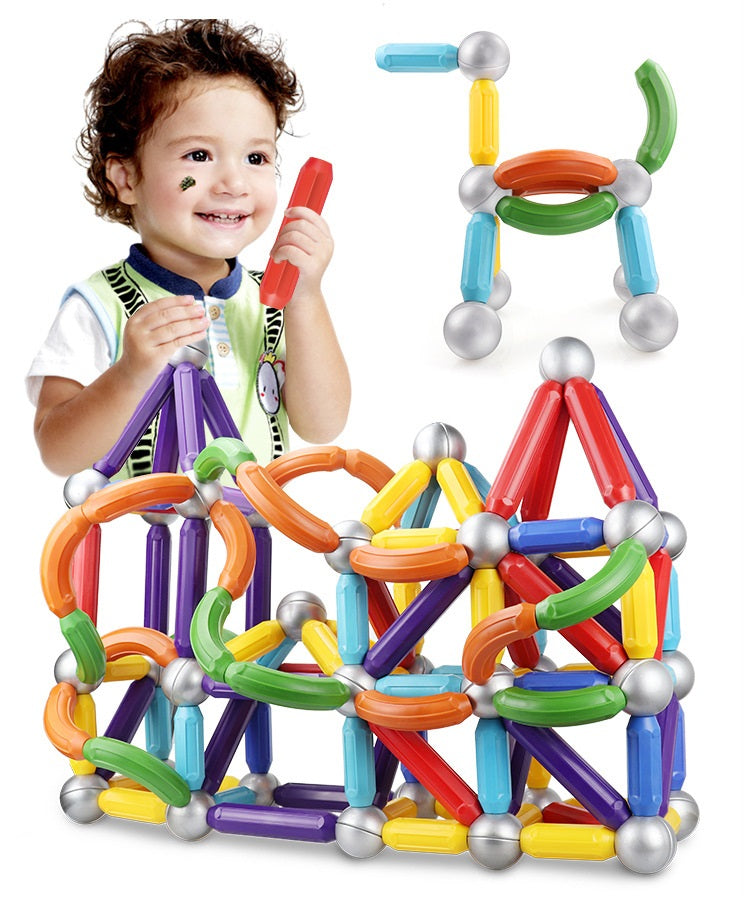 Bâtonnets de construction grande talle pour bébé - jeux magnétiques –  Univers Magnétique
