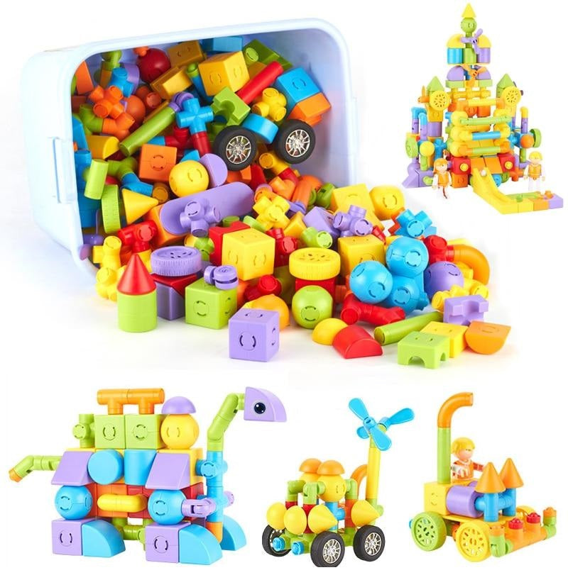 blocs de construction magnétique aimantés pour enfant fille et garçons magnétique blocs de jeu éducatif de construction