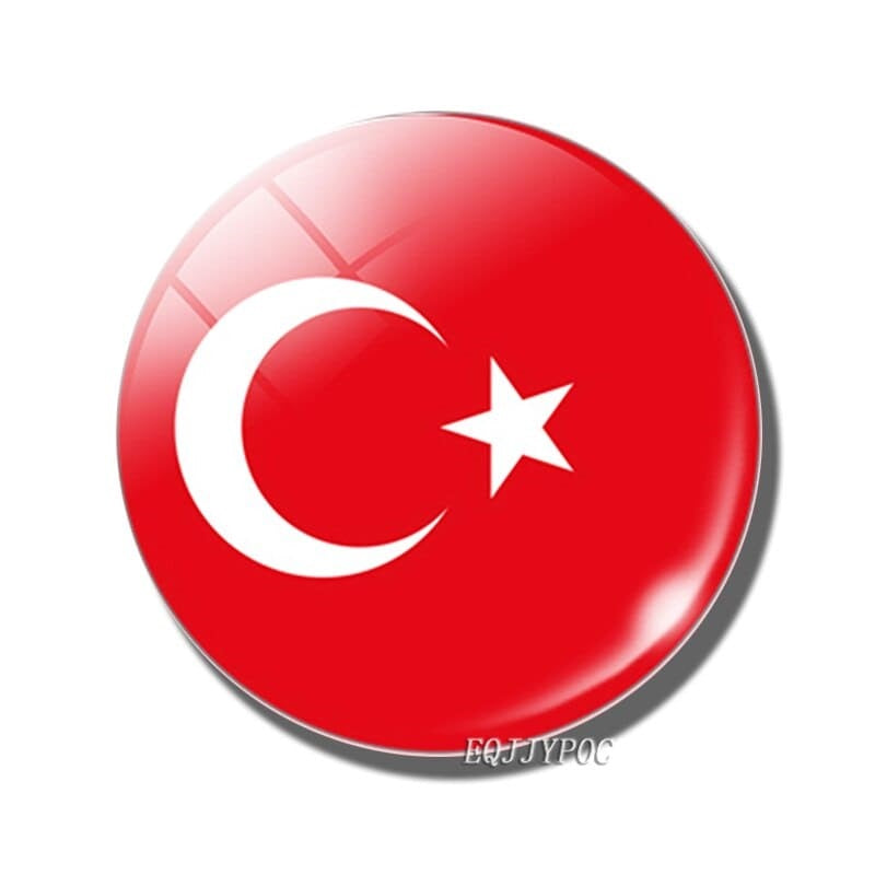 magnet frigo drapeau de la Turquie