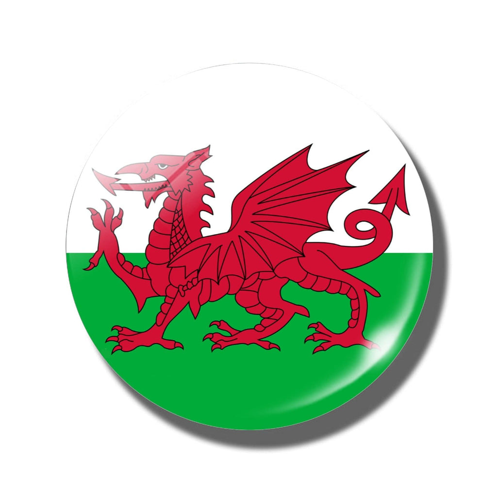 magnet frigo drapeau du pays de Galles dragon gallois