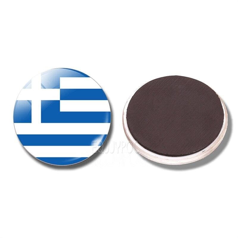 magnet frigo drapeau grec drapeau de la grèce