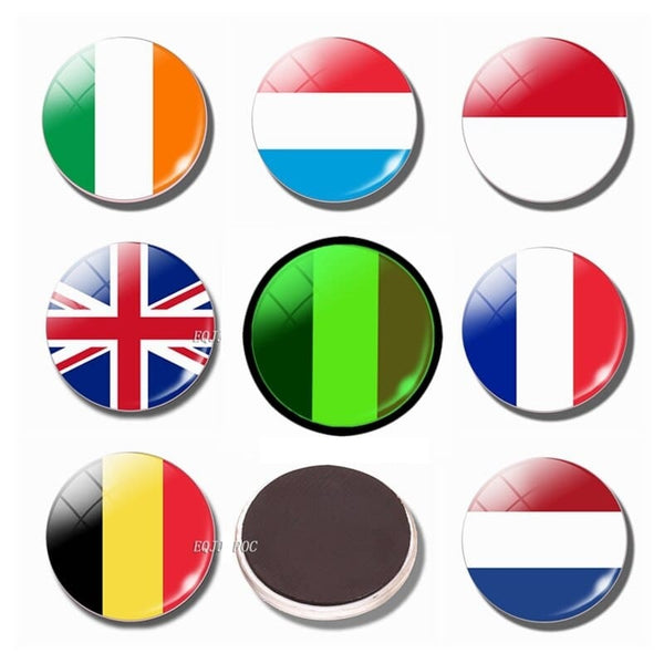 magnet frigo drapeau des pays d'europe pays européens