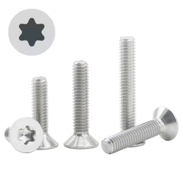 Vis à tête fraisée torx M3-M4