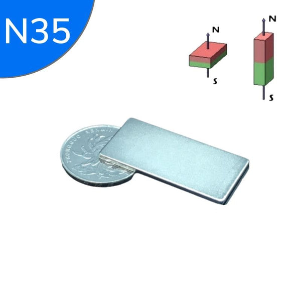 Aimant Cube magnétique 20 x 20 x 20mm Néodyme N45, Nickelé - Force