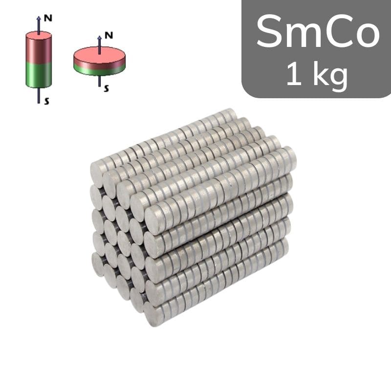 Disque magnétique SmCo Ø 10 mm / hauteur 3 mm