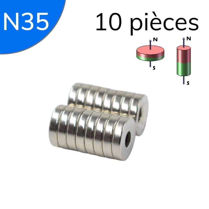 5 pièces Parallélépipèdes 20*20*5 mm magnétiques néodyme