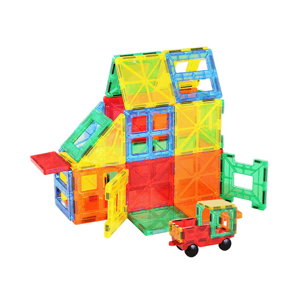 COOLJOY Construction Magnetique Enfant | 141 PCS Blocs Construction  Magnétiques | Jeux Enfant 3 Ans | Jouet Enfant 3 4 5 6 Ans Filles Garcons  Cadeau