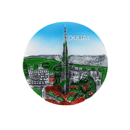 Magnet frigo Dubai souvenirs A - magnet frigo sur l'Asie - Univers Magnétique