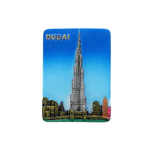 Magnet frigo Dubai souvenirs B - magnet frigo sur l'Asie - Univers Magnétique