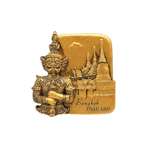 Magnet frigo Golden Buddha - Thaïlande - magnet frigo sur l'Asie - Univers Magnétique