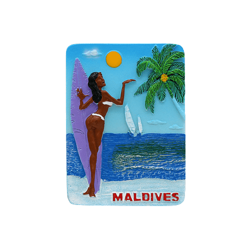Magnet frigo Maldives - Maldives - magnet frigo sur l'Asie - Univers Magnétique