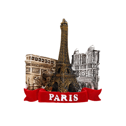 Magnet frigo Paris et ses monuments - France - 1 - Magnet frigo sur l'Europe - Univers Magnétique