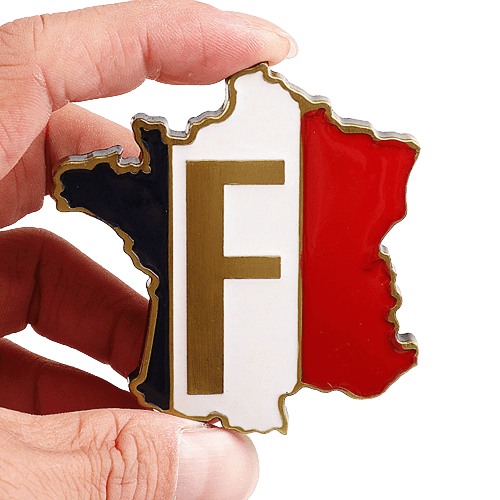 Magnet frigo carte France - métallisé - 1 - Magnet frigo sur l'Europe - Univers Magnétique