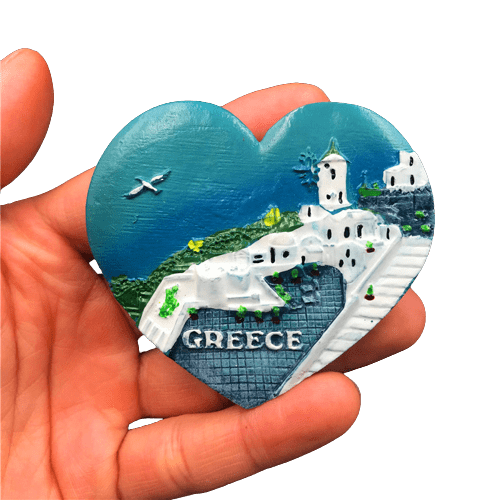 Magnet frigo mer Égée - Grèce - 1 - Magnet frigo sur l'Europe - Univers Magnétique