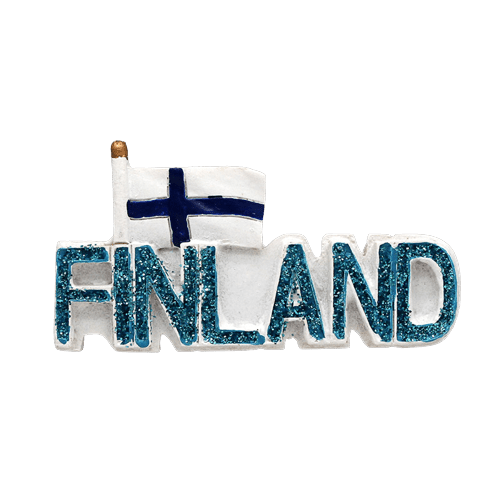 Magnet frigo souvenirs Finlande - 1 - Magnet frigo sur l'Europe - Univers Magnétique