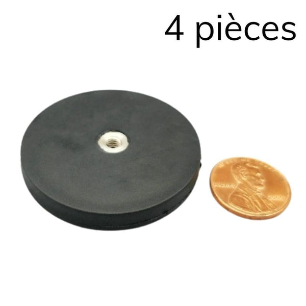Aimant néodyme en pot Ø 13 mm avec tige filetée M5 x 8 - tient 6 kg⭐⭐⭐⭐⭐ |  Magnosphere Shop