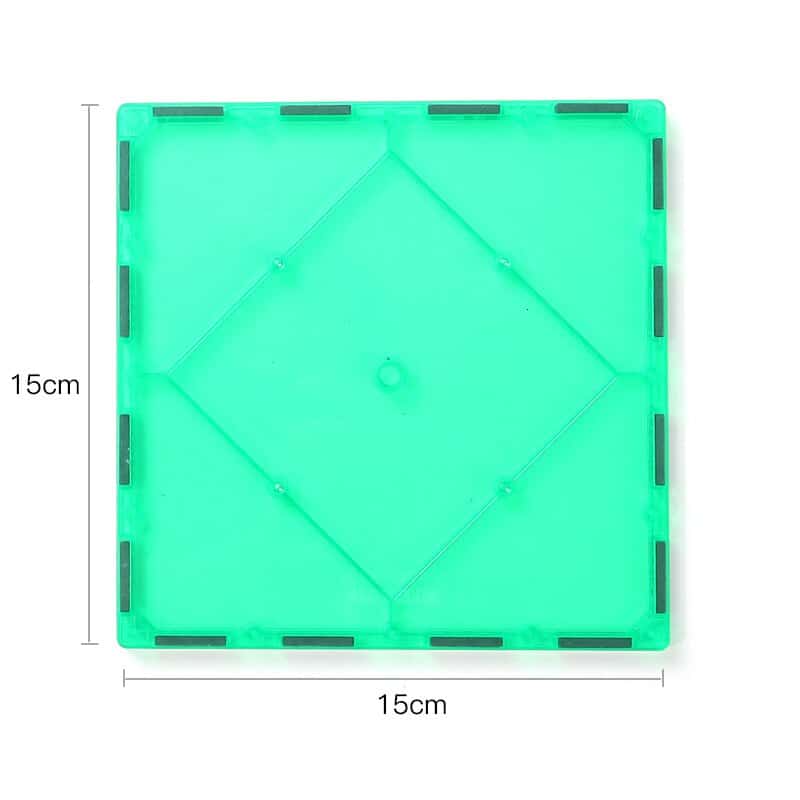 plateforme carrée XL vert aimantée