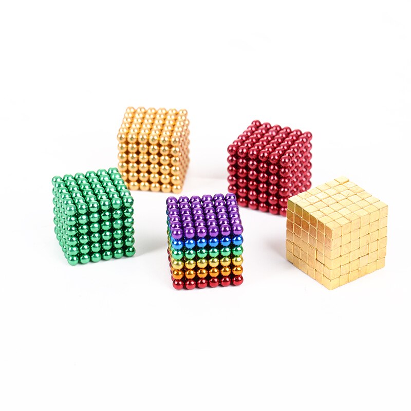 neocube 4mm jeux magnetique coloré billes aimantes