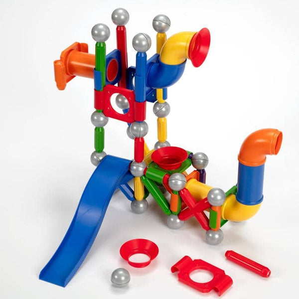 circuit à billes pour enfants avec bâtonnets magnétique et boules métalliques