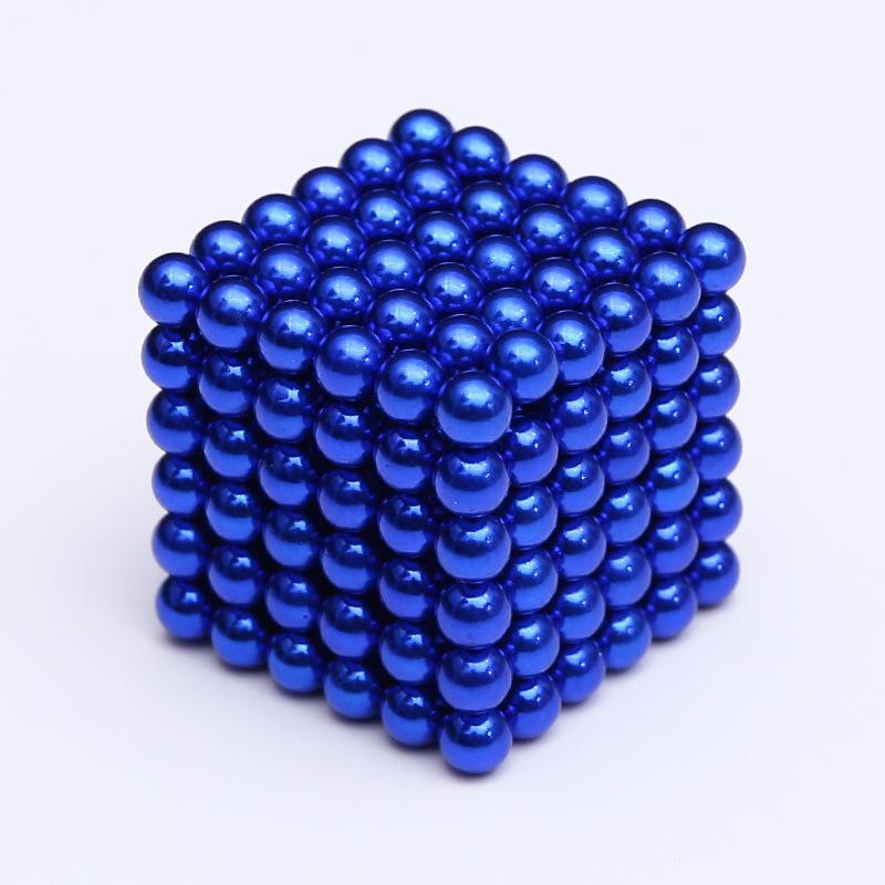 MTEVOTX Cube Magnétique Magique 5mm - 216 Billes en 6 Couleurs