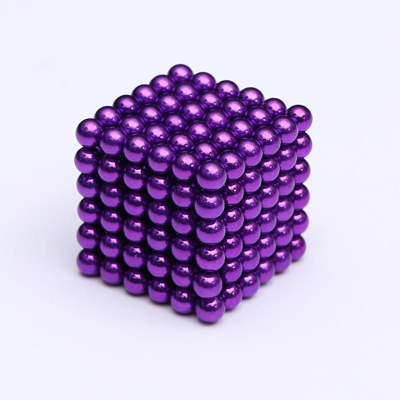 Neocube Noir Ø 5mm Billes magnétiques en néodyme, 216 pieces
