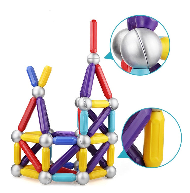 batonnets bâtonnets de constructions batons bâtons de construction magnétique jeux magnétique enfant bébé billes aimant