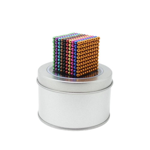 1000pcs 5mm Jeu De Billes Magnétiques Aimant Magique Cube Jouet De  Construction Pour Le Soulagement Du Stress Mélange 10 Couleurs