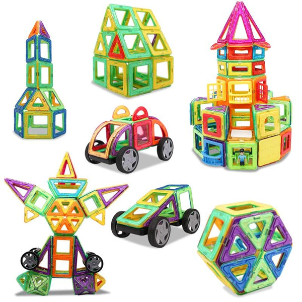 Jeu de Construction Magnétique,42 Bâtons Magnétiques de Construction,Jouets  de Blocs de Construction colorés pour enfant