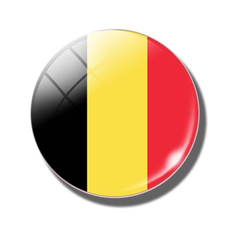 magnet frigo drapeau de la belgique belge