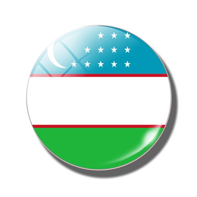 magnet frigo drapeau de l'Ouzbékistan