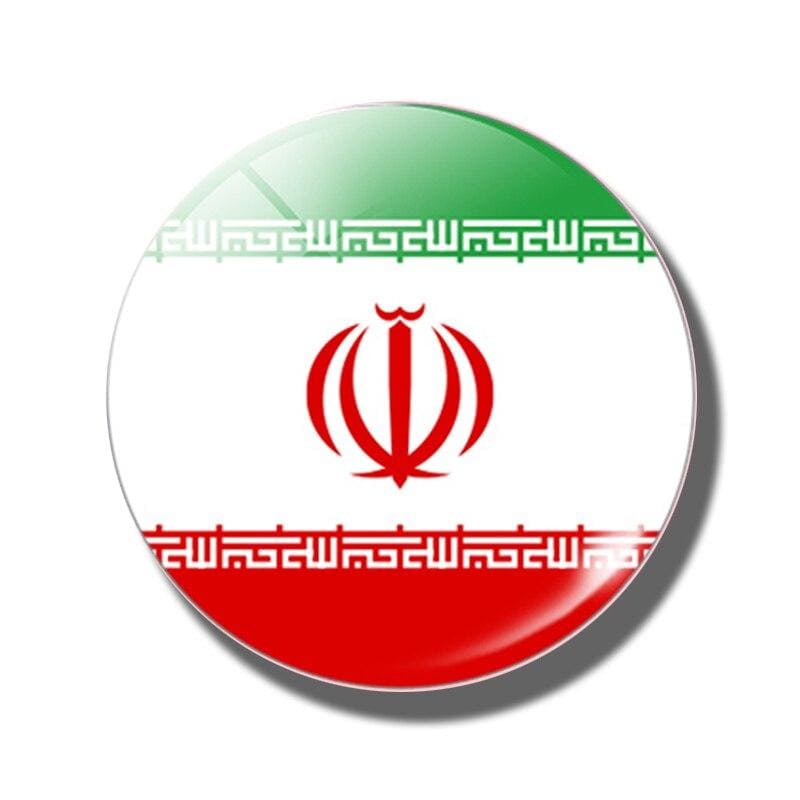 magnet frigo drapeau de l'iran