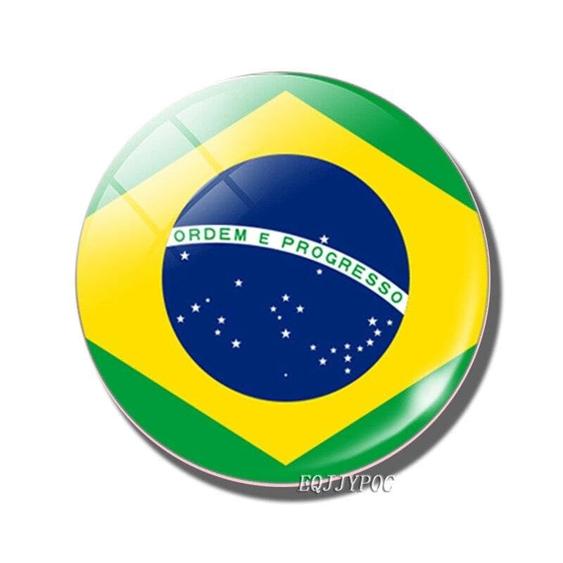 magnet frigo drapeau du brésil