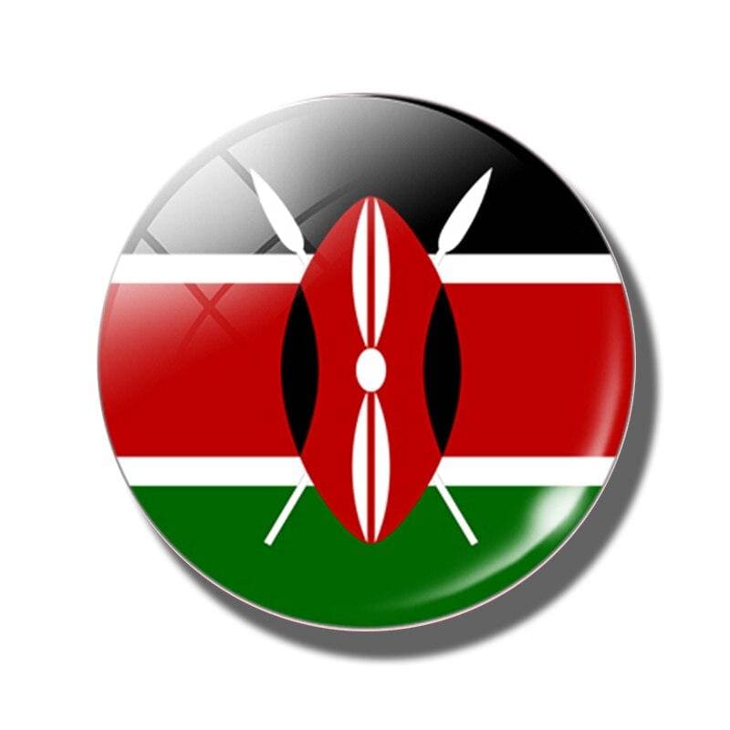 magnet frigo drapeau kenya du kenya 