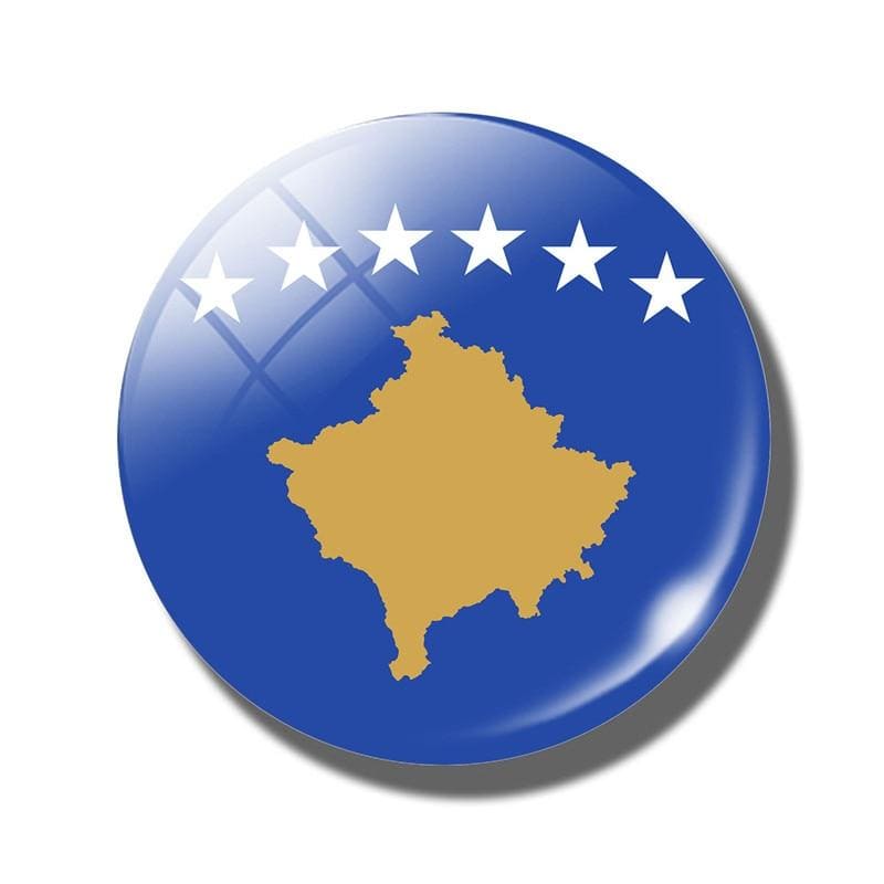 magnet frigo drapeau du kosovo kosovar