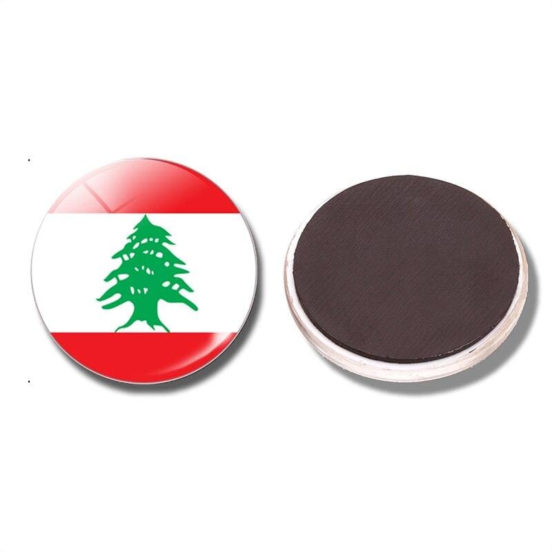 magnet frigo drapeau libanais du liban