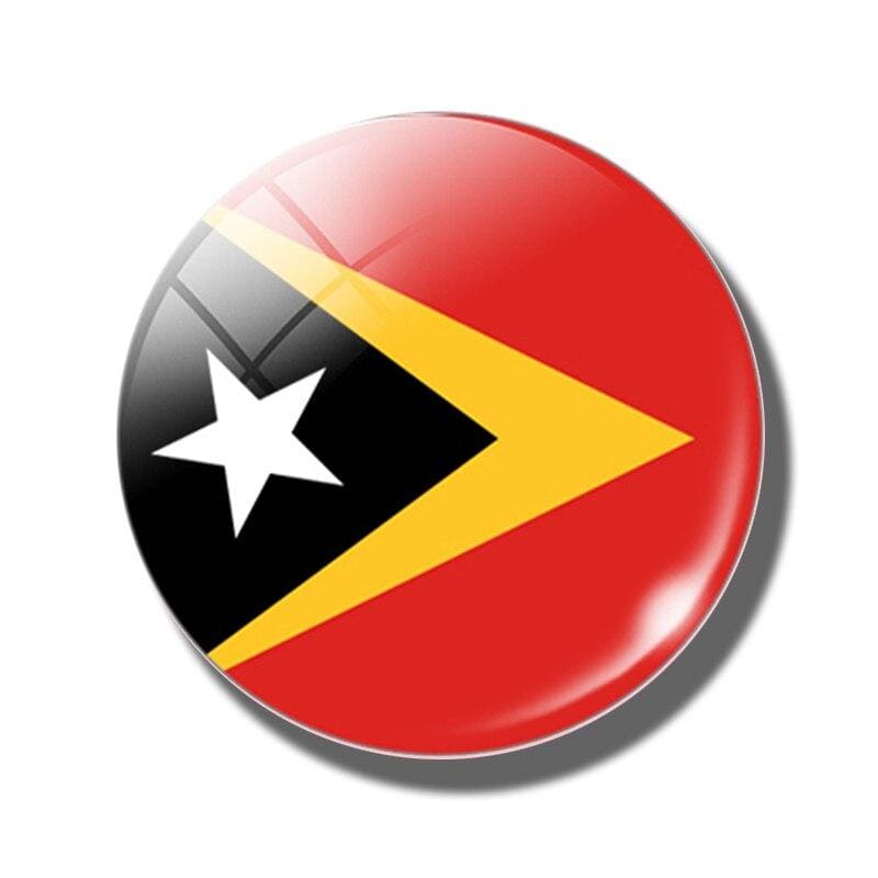 magnet frigo drapeau du timor oriental