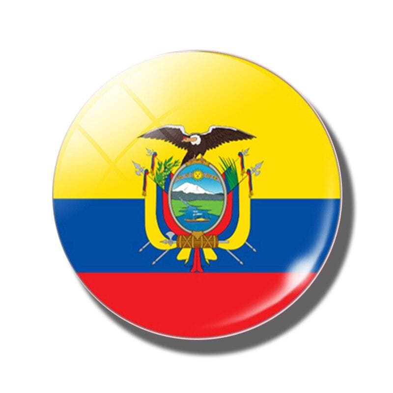 magnet frigo drapeau équateur