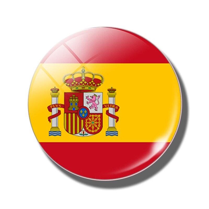 magnet frigo drapeau espagnol espagne