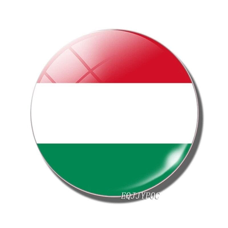 magnet frigo drapeau hongrois hongrie