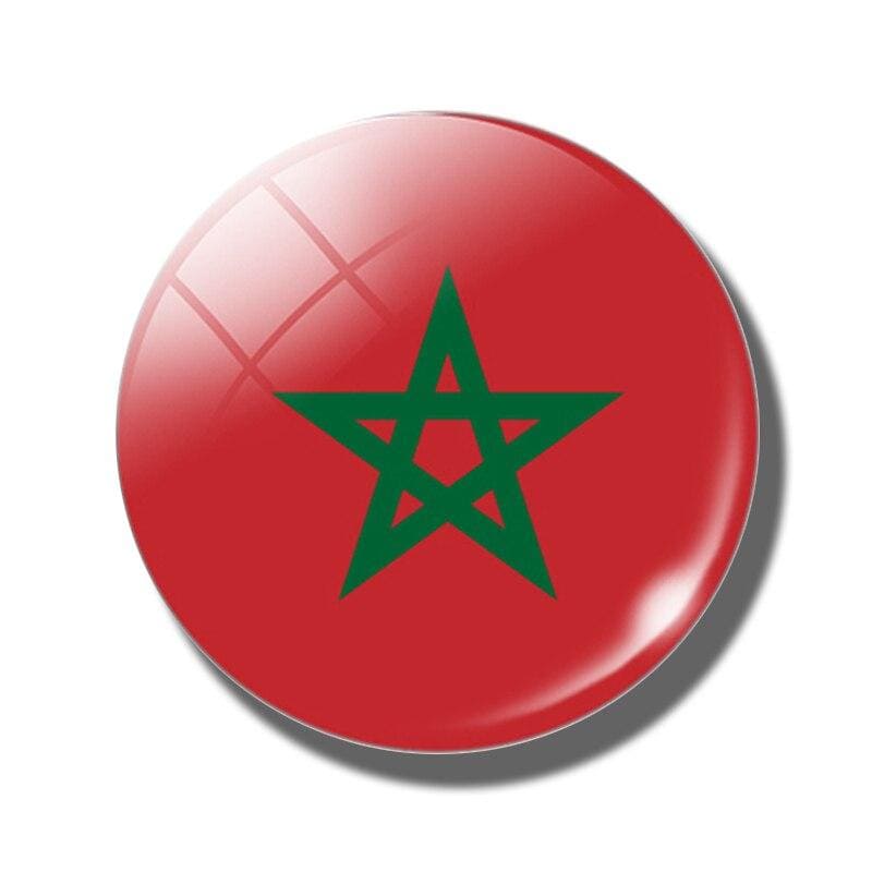 magnet frigo drapeau marocain drapeau du maroc