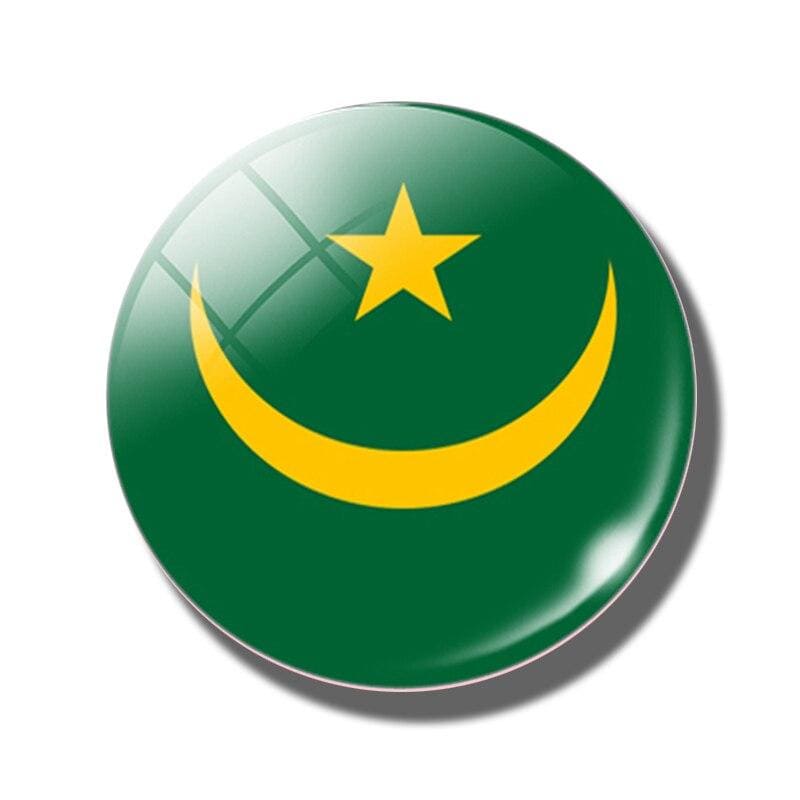 magnet frigo drapeau de la mauritanie