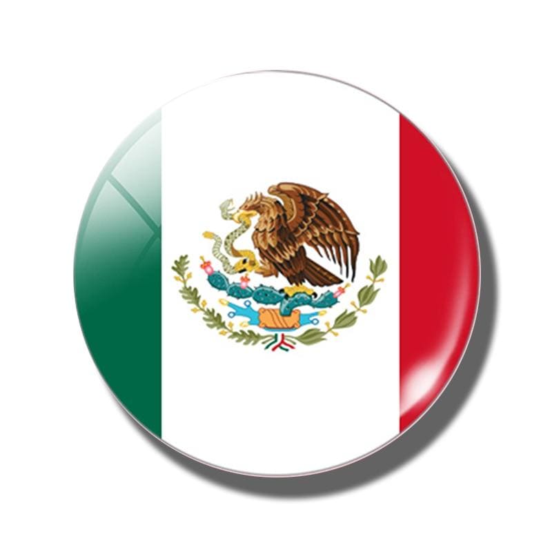 magnet frigo drapeau du mexique mexicain