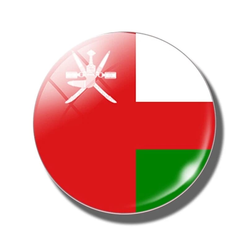 magnet frigo drapeau de l'oman oman