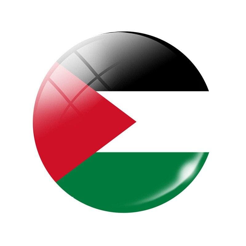 magnet frigo avec le drapeau palestinien palestine