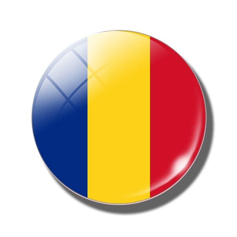 magnet frigo drapeau de la roumanie drapeau roumain