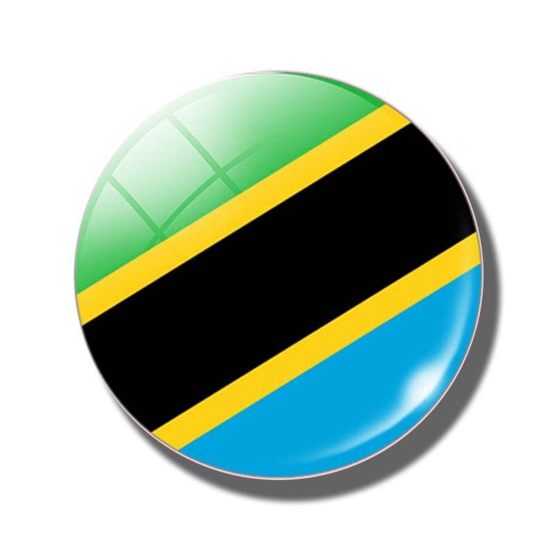 magnet frigo drapeau tanzanie de la tanzanie