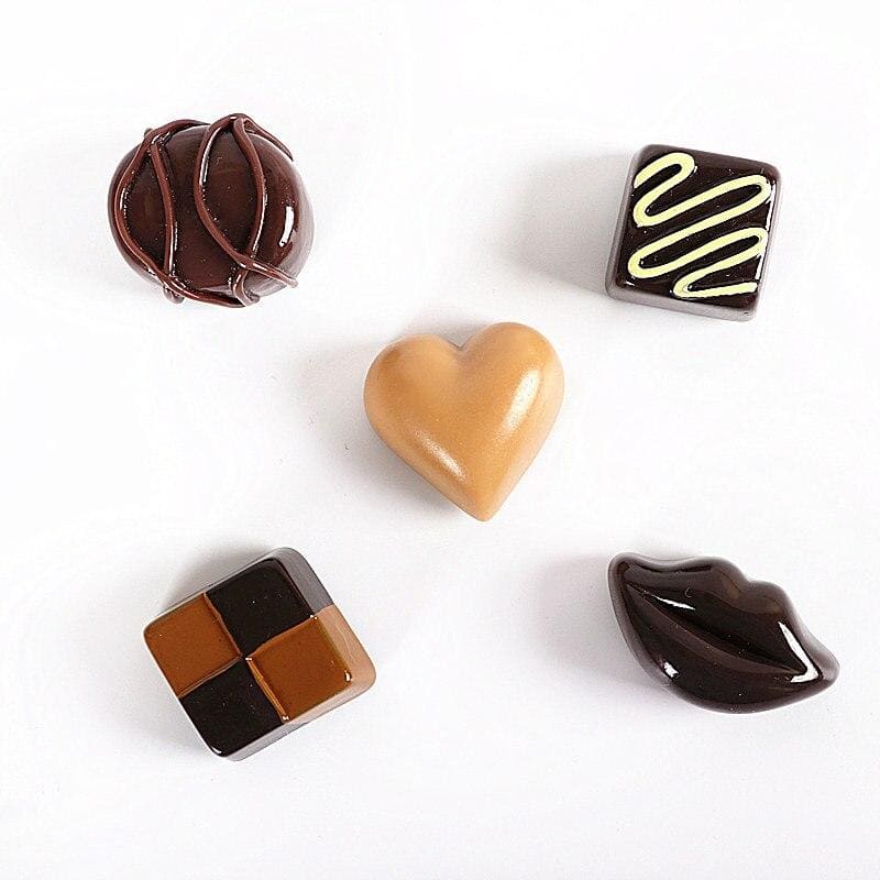 magnet frigo coeur au chocolat en forme de gateau