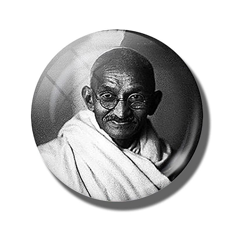 magnet frigo portrait de Gandhi